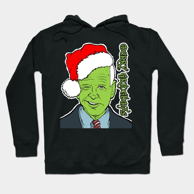 Joe Biden Grinchmas Hoodie by Tezatoons